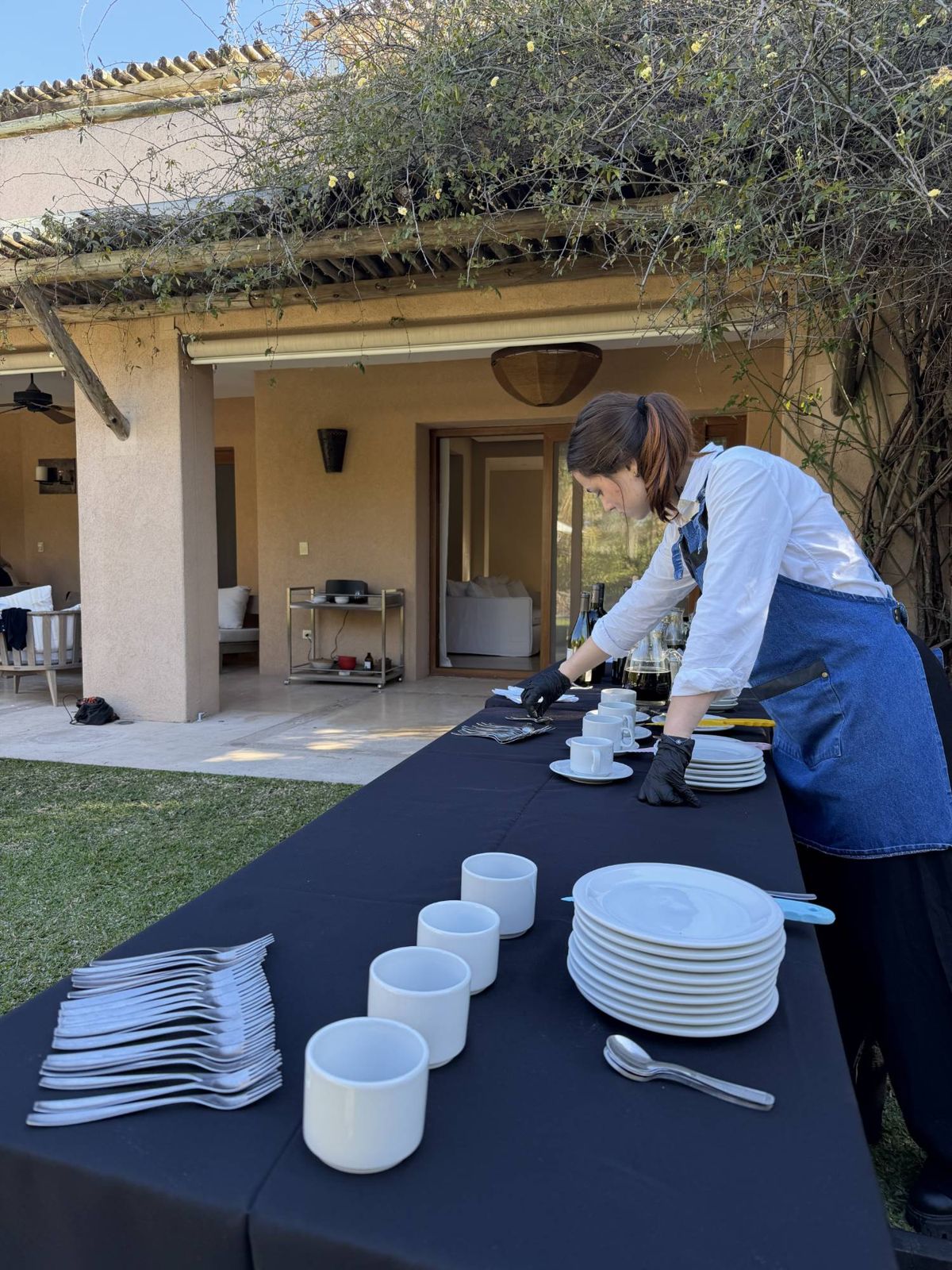 Equipo de Pizzado sirviendo en evento